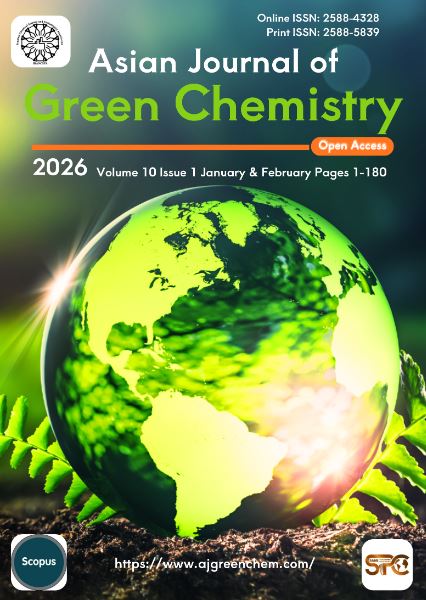 Cover of Asian Journal of Green Chemistry