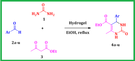 Synthesis of 3, 4-Dihydropyrimidin-2-(1H)-ones Using a Hydrogel as a Green and Reusable Catalyst