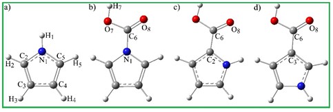 Lithium–functionalization of Pyrrole–n–carboxylic Acids (n=1, 2, 3) 